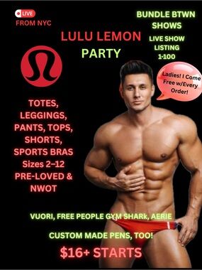 LULU LEMON Live Show Listing 1-99 No Cancellations TY For Purchasing 🍋🍋🍋